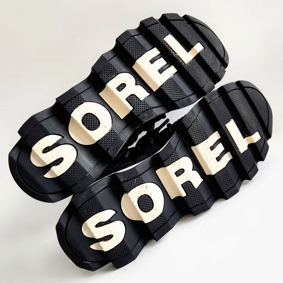 Sorel Kinetic Lace Sneakers, Cool Modern Streetwear, Black & White Size 7.5 - Picture 13 of 16